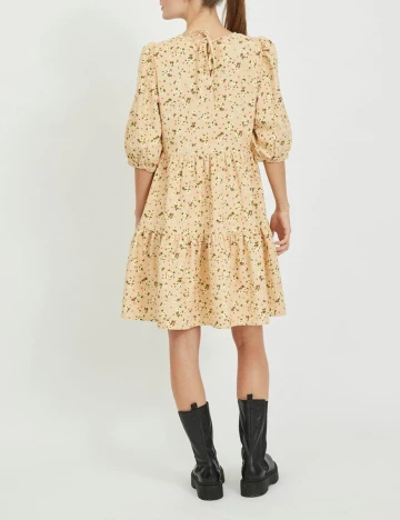 Rochie Scurta Vila, crem
