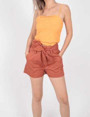 Pantaloni scurti Sinsay, caramiziu