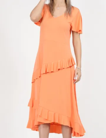 Rochie medie Reserved, portocaliu