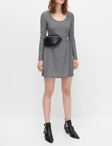Rochie Scurta Reserved, gri