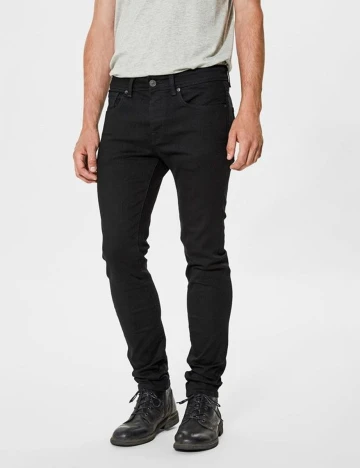 Blugi Selected, negru