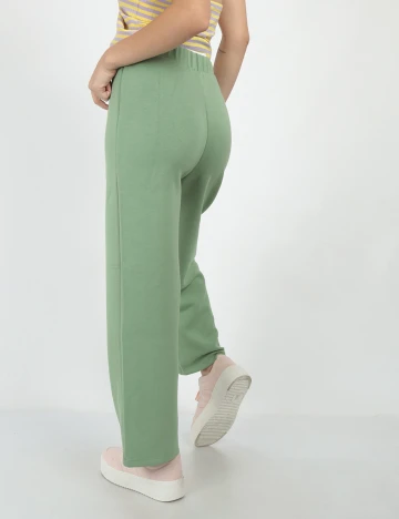 Pantaloni Vila, verde