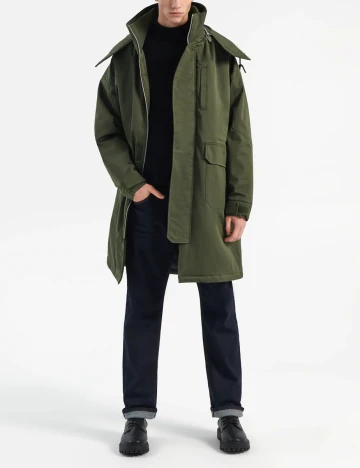 Geaca House Brand, verde