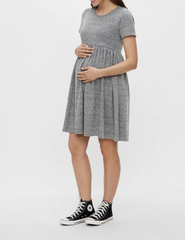 Rochie scurta Mamalicious, gri