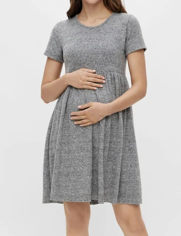 Rochie scurta Mamalicious, gri