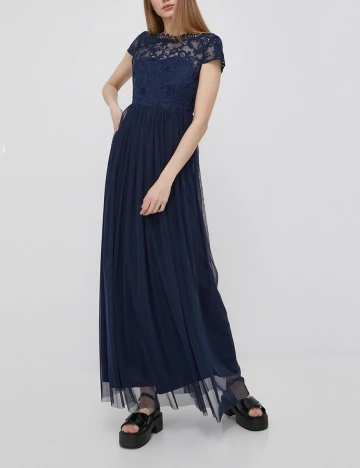 Rochie Lunga Vila, albastru inchis