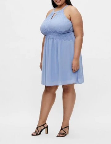 Rochie Scurta Evoked Vila, bleu