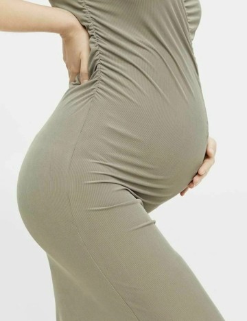 Rochie medie Mamalicious, kaki