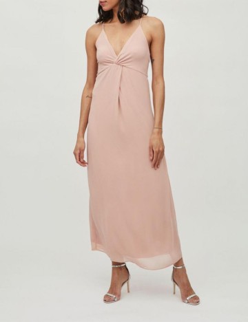 Rochie lunga Vila, roz