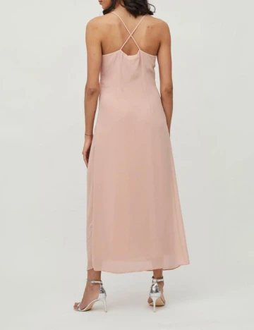 Rochie lunga Vila, roz