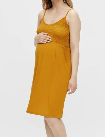 Rochie scurta Mamalicious, mustar Galben