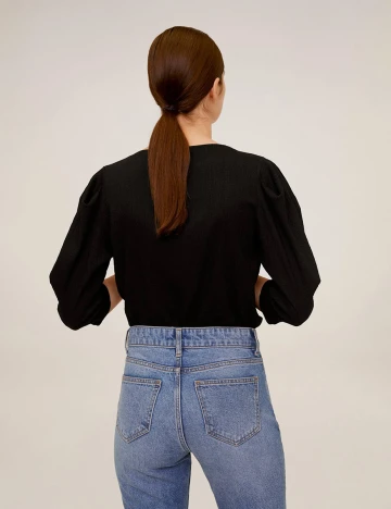 Bluza Mango, negru
