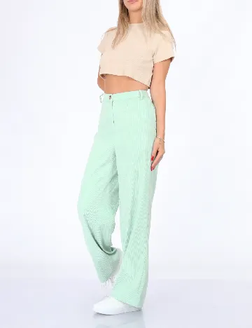 Pantaloni Vila, verde