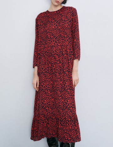 Rochie medie Zara, rosu